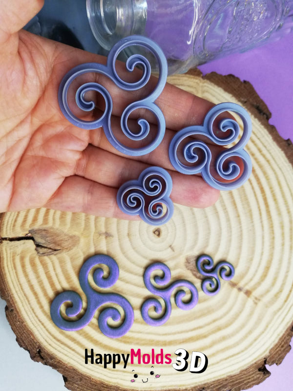 Cutter wiccan triskele