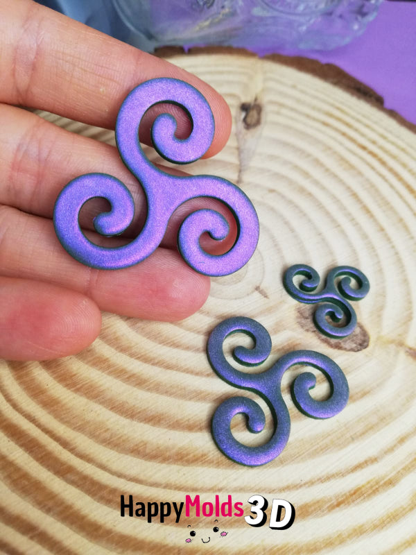 Cutter wiccan triskele
